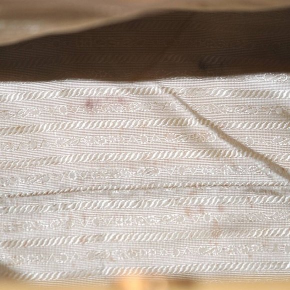 Auth PRADA Madras Cerniera Leather Doctors Hand Bag B11246 Yellow Brown - Picture 11 of 12